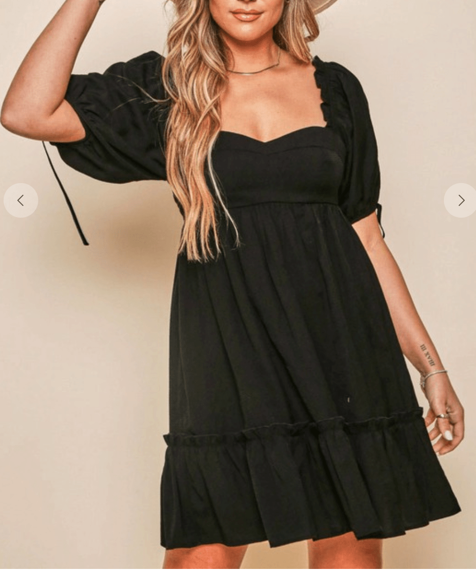 Black Babydoll Dress – Girl Hi Boutique