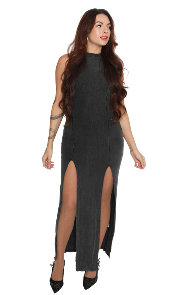 The Black Kat Hooded Dress - Girl Hi Boutique