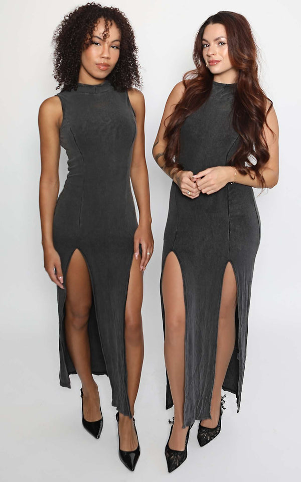 The Black Kat Hooded Dress - Girl Hi Boutique