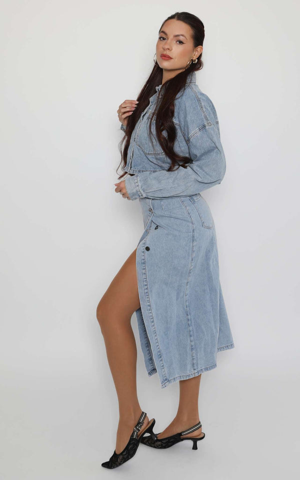 The Dua Denim Set - Girl Hi Boutique