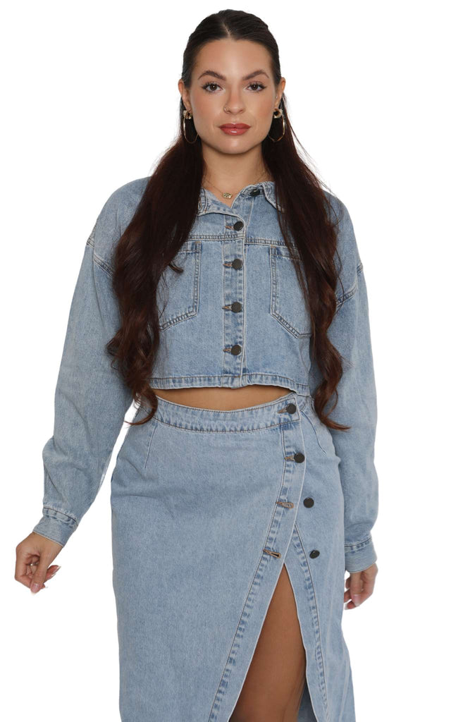 The Dua Denim Set - Girl Hi Boutique