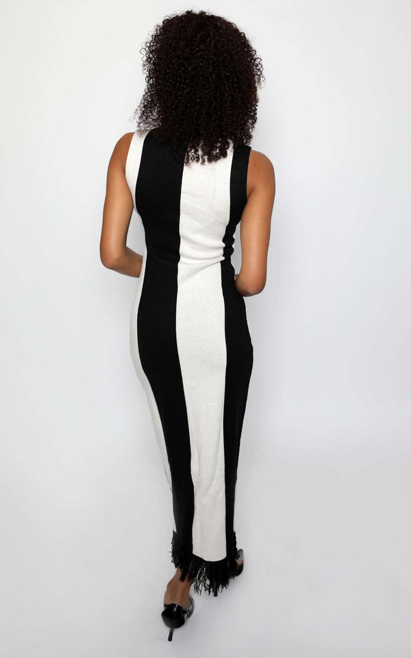 The Katie Fringe Midi Dress - Girl Hi Boutique