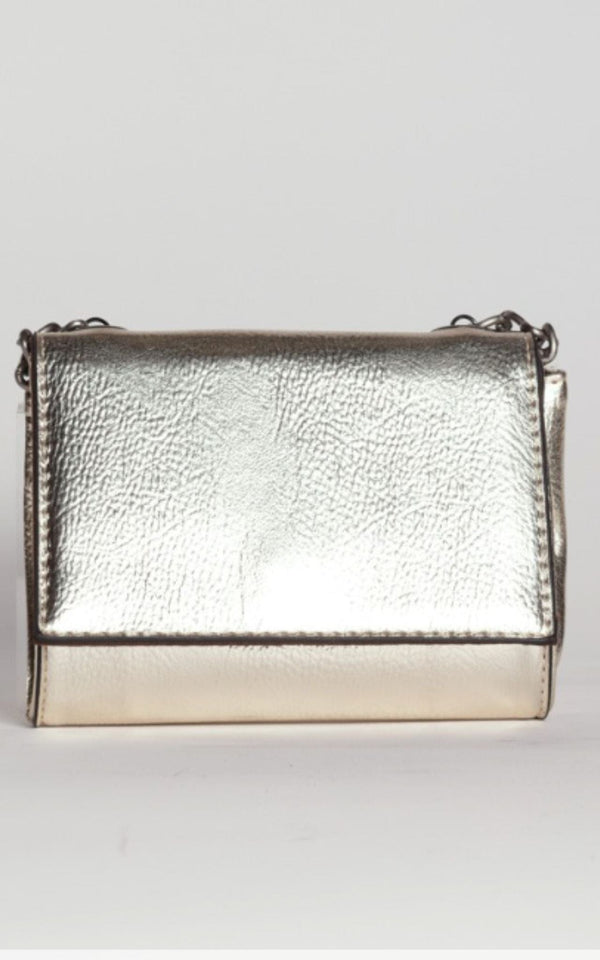 Metallic Cross Body Mini Purse - Girl Hi Boutique