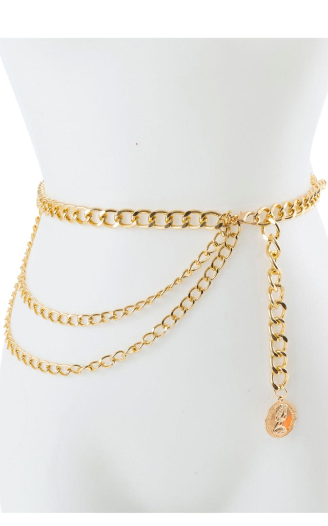 Queen Coin Pendant Belt - Girl Hi Boutique