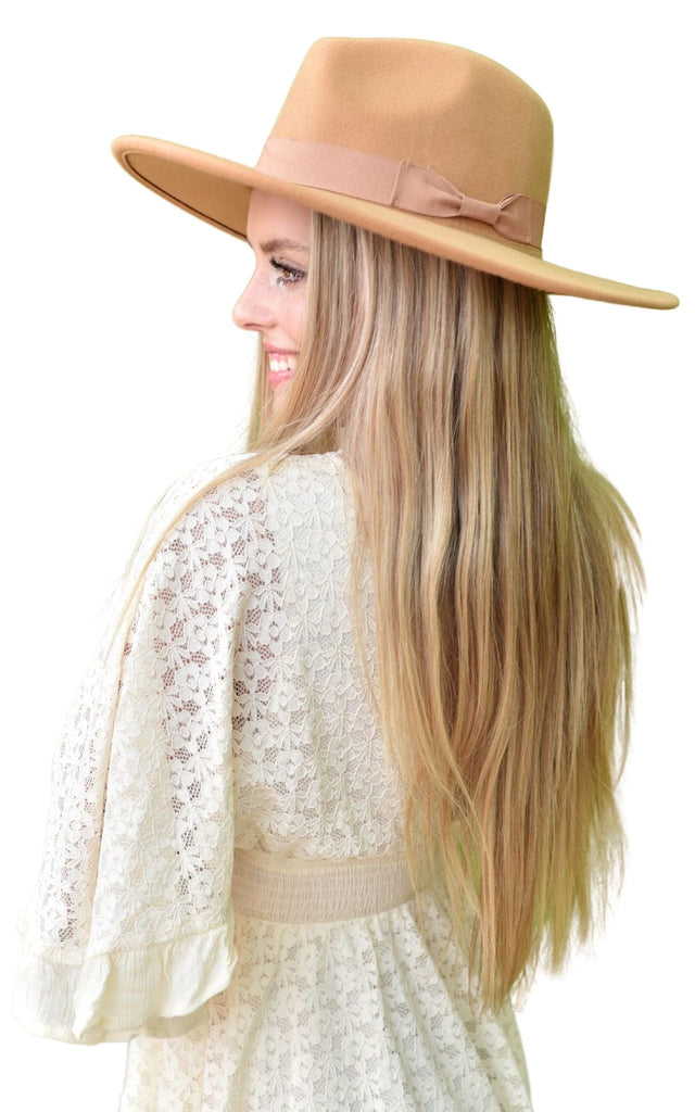 Wide Brim Panama Hat - Girl Hi Boutique